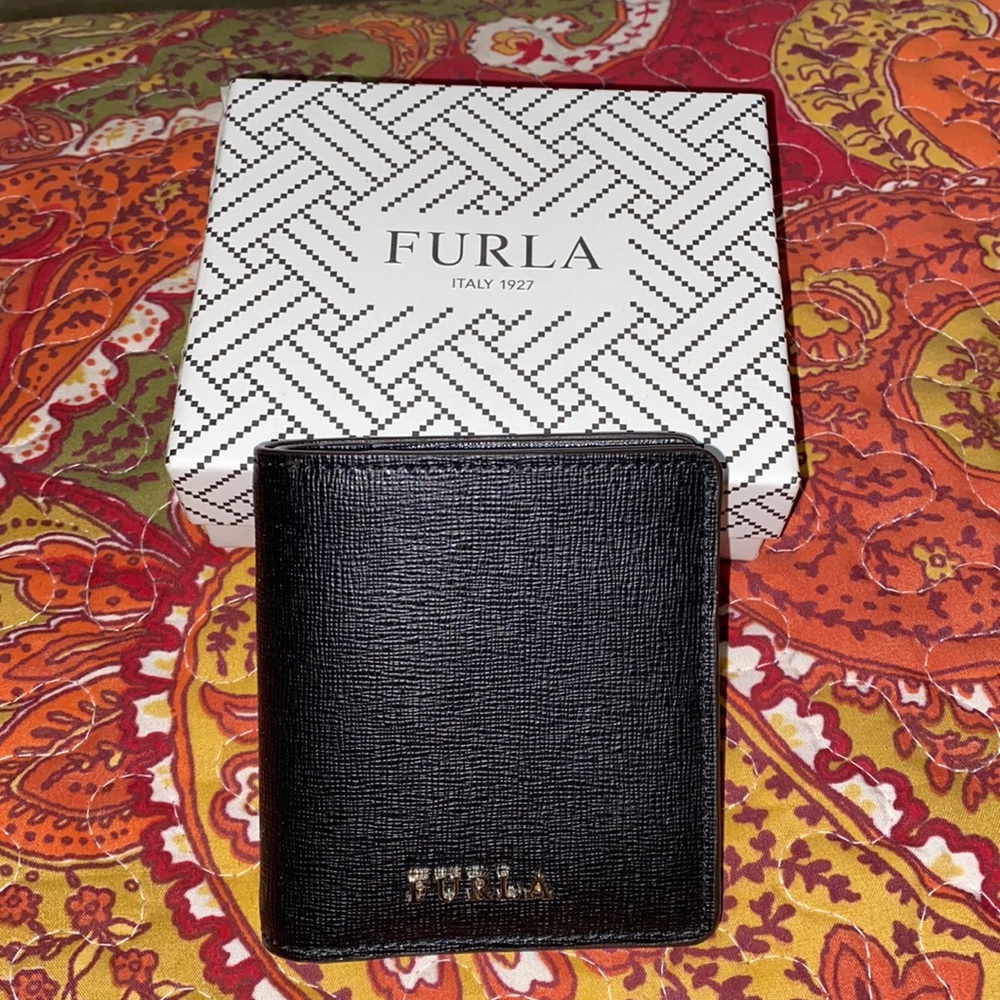 Small Black Furla Wallet